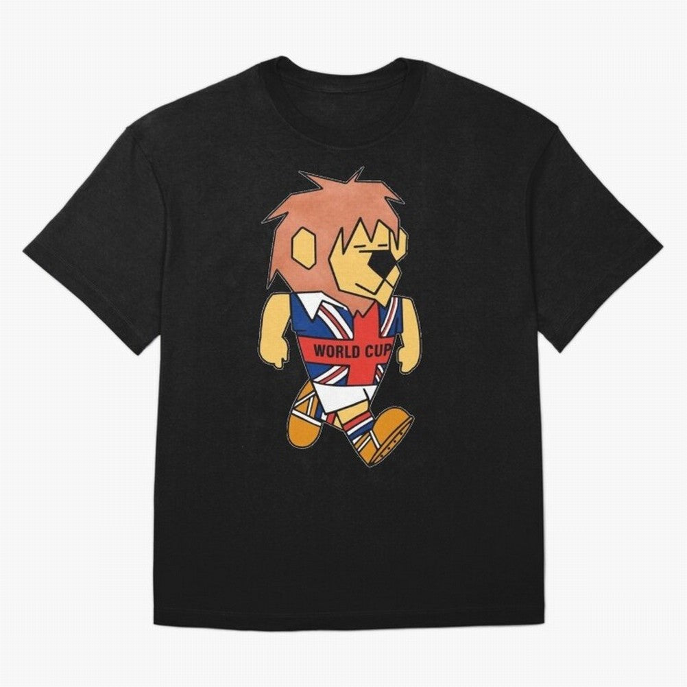 World Cup Willie 1966. Oversized T-Shirt Spotlight FIFA World Cup 2026 Group Stage Connected to Neymar, England and Germany Energy, Goal Celebration Energy, Supporter Heritage, Football Icons and Worldwide Tournament Joy; Great for Supporters Who