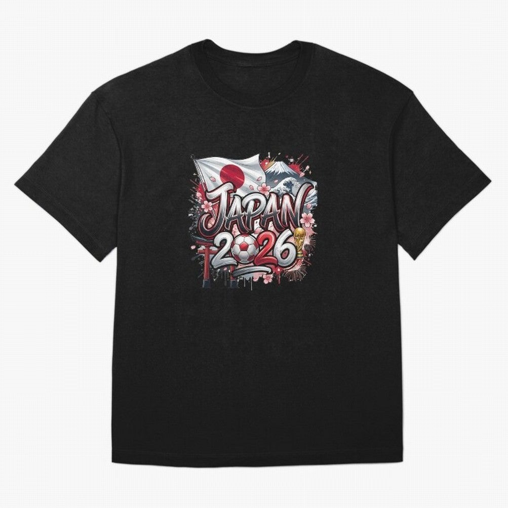 Japan World Cup 2026 Football Legacy Oversized T-Shirt Show Fan Pride Across Match Day Hype around FIFA World Cup 2026 Group Stage, Neymar, Haaland and Cristiano Ronaldo, Brazil, Portugal and Argentina, Champion Mindset, Group Stage Buzz, Knockout