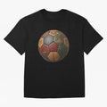 Artistic Ball for the 2026 World Cup ¨C USA, Mexico & Canada Football Design Oversized T-Shirt Celebrate the Biggest Stage of Global Football Passion for FIFA World Cup 2026 USA Canada Mexico, Driven by Neymar, Haaland and Cristiano Ronaldo,