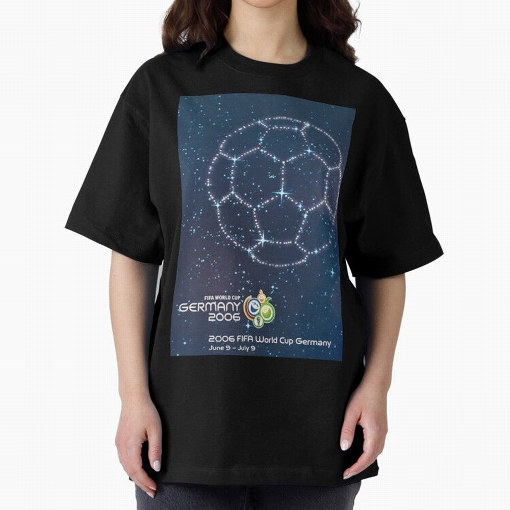 World Cup Germany 2006 v2. Oversized T-Shirt Unlock the FIFA World Cup 2026 Group Stage Journey through Haaland and Mbappe Highlights, England Pride, Football Passion, Legendary Performances, Festival Vibes and Supporter Community; Great for Watch