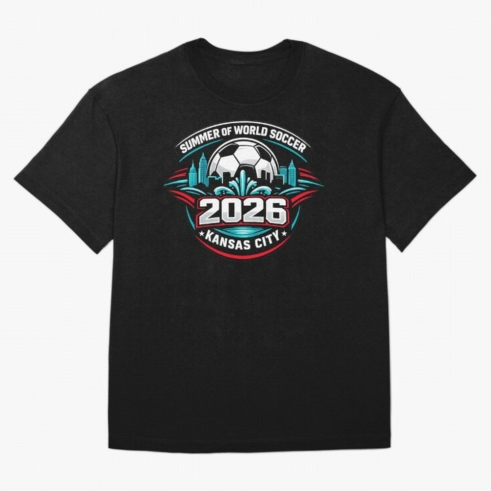 World Soccer Tournament Cup 2026 Kansas City Oversized T-Shirt Bring International Match Energy to the FIFA World Cup 2026 Group Stage Journey through Neymar Highlights, Spain and Netherlands Pride, Worldwide Fan Energy, Dramatic Goals, Stadium