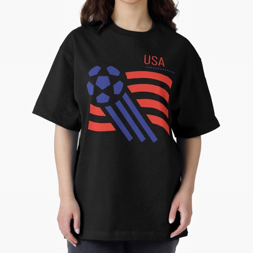 USA Soccer 2026 -Fan Design Oversized T-Shirt Show Passion for the Stars of FIFA World Cup 2026 Inspired by Messi, Brazil, Portugal and Argentina Energy, Soccer Culture, Superstar Moments, National Team Dreams and Competitive Fire; Great for